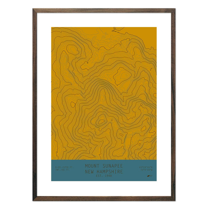 Mount Sunapee, New Hampshire - Muir Way - TOPO Series