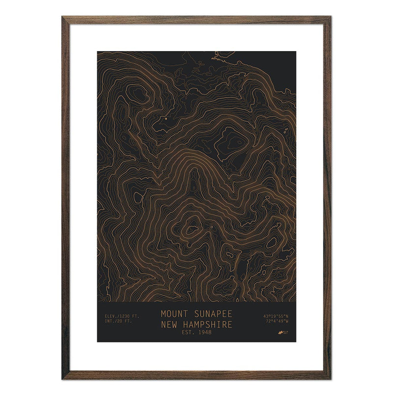 Mount Sunapee, New Hampshire - Muir Way - TOPO Series