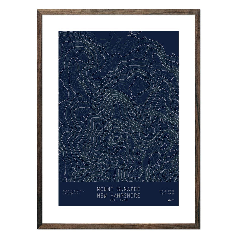 Mount Sunapee, New Hampshire - Muir Way - TOPO Series
