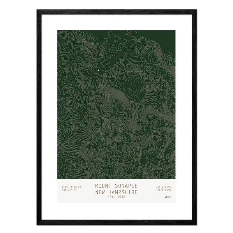 Mount Sunapee, New Hampshire - Muir Way - TOPO Series