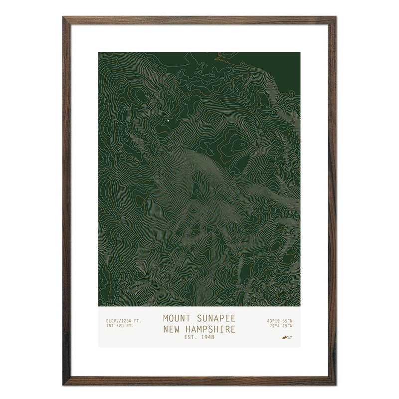 Mount Sunapee, New Hampshire - Muir Way - TOPO Series