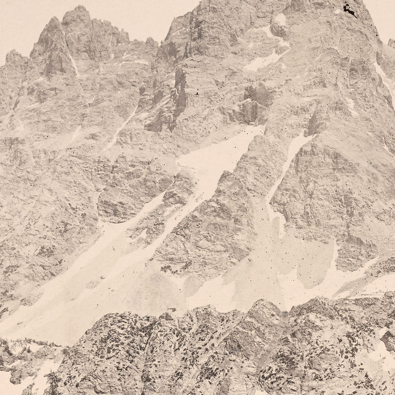 Mt. Hayden or The Great Teton, Yellowstone 1873 - Muir Way - Photograph