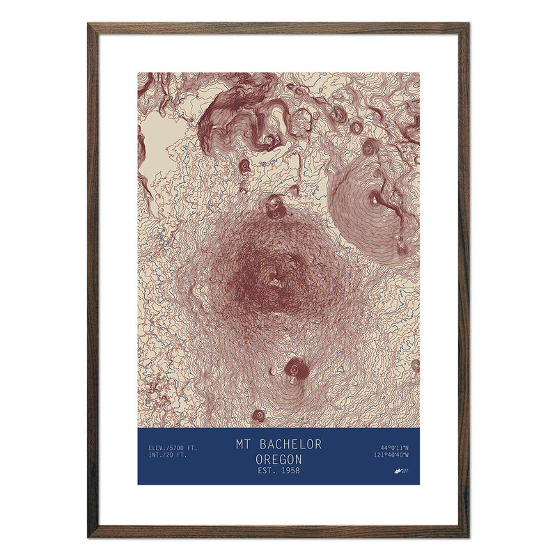 Mount Bachelor, Oregon - Muir Way - TOPO Series