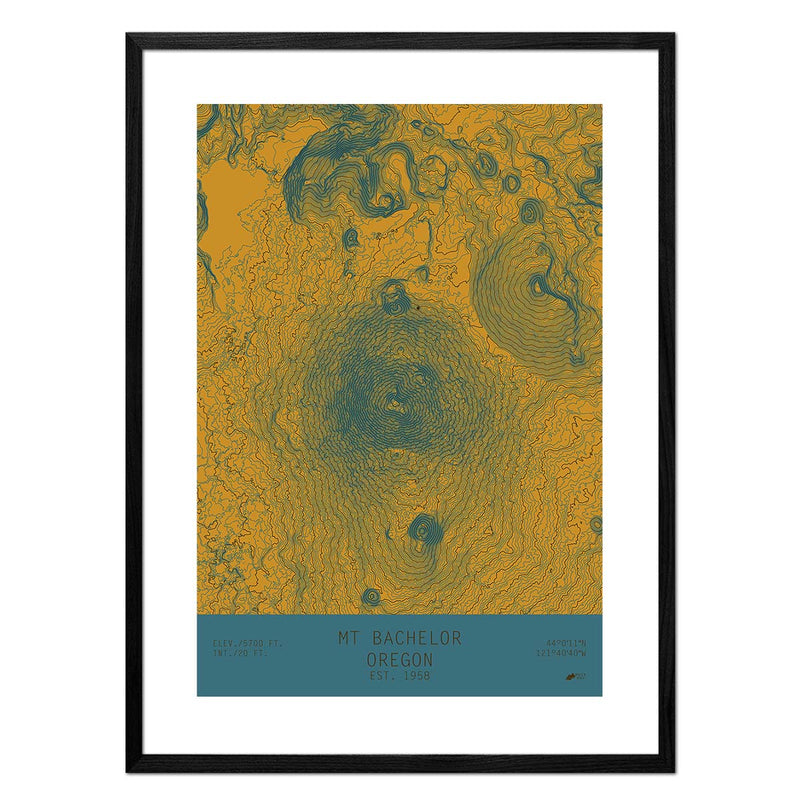 Mount Bachelor, Oregon - Muir Way - TOPO Series