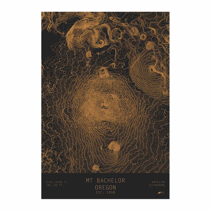Mount Bachelor, Oregon - Muir Way - TOPO Series