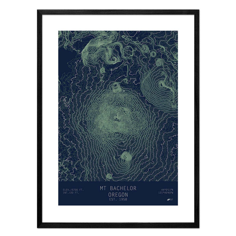 Mount Bachelor, Oregon - Muir Way - TOPO Series