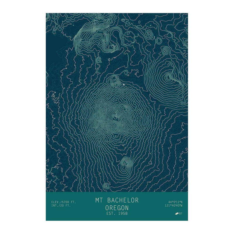 Mount Bachelor, Oregon - Muir Way - TOPO Series