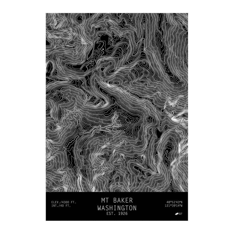 Mount Baker, Washington - Muir Way - TOPO Series