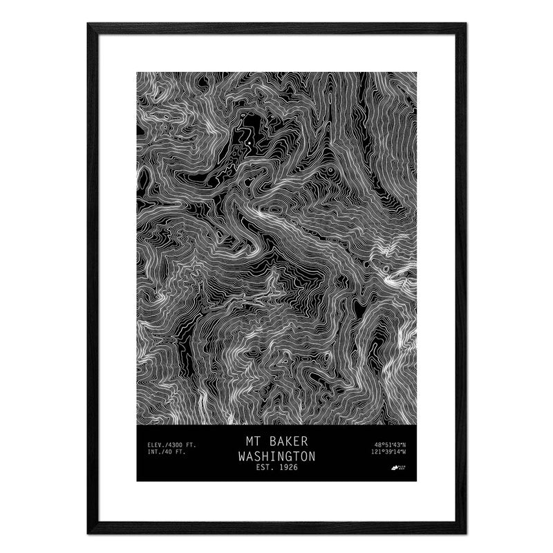 Mount Baker, Washington - Muir Way - TOPO Series