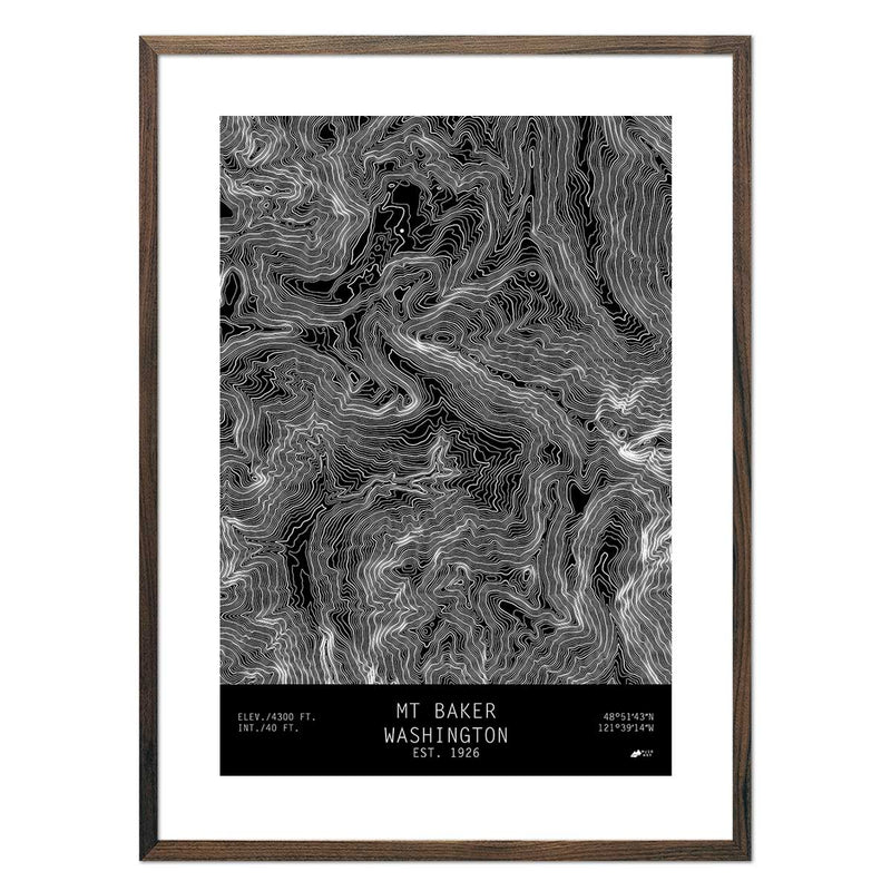 Mount Baker, Washington - Muir Way - TOPO Series