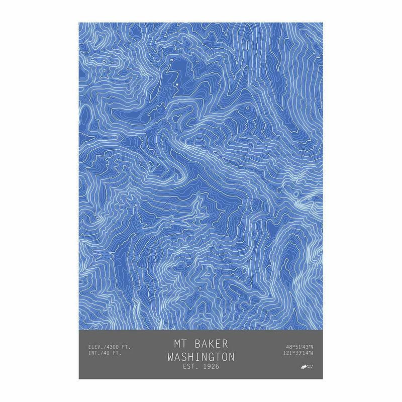 Mount Baker, Washington - Muir Way - TOPO Series