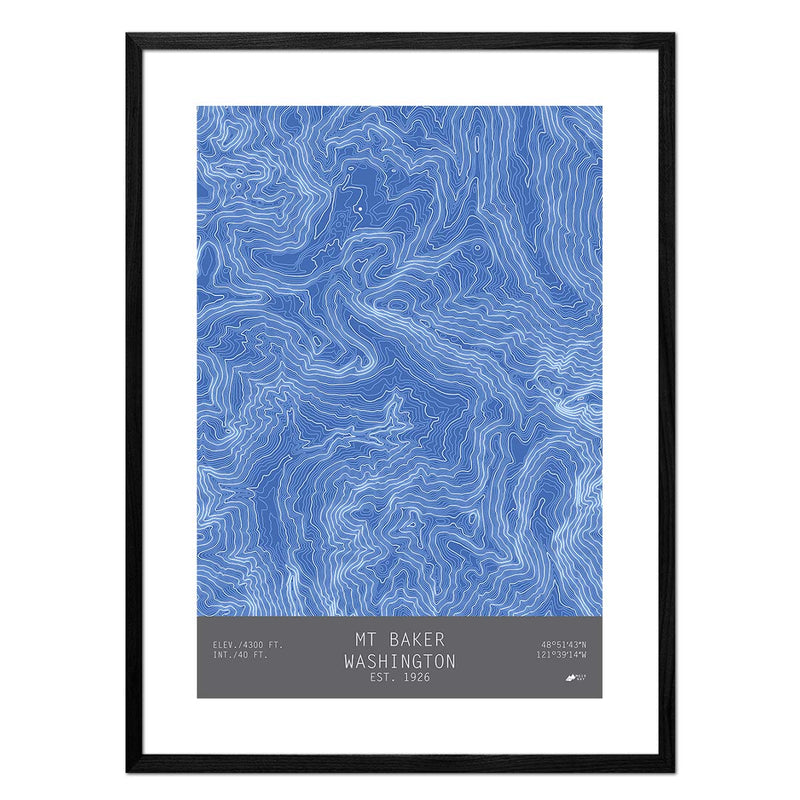 Mount Baker, Washington - Muir Way - TOPO Series