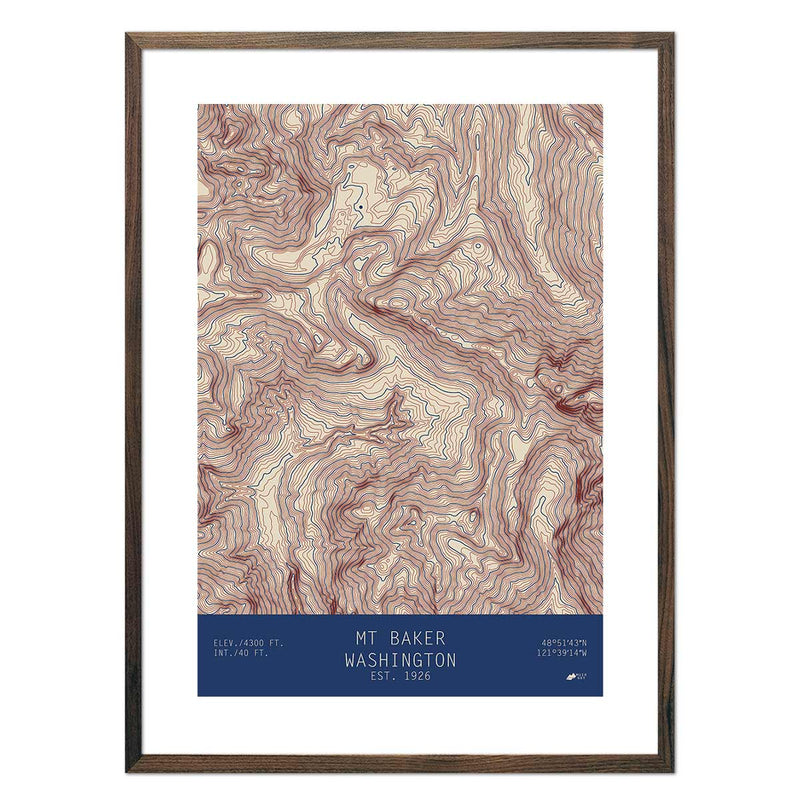 Mount Baker, Washington - Muir Way - TOPO Series