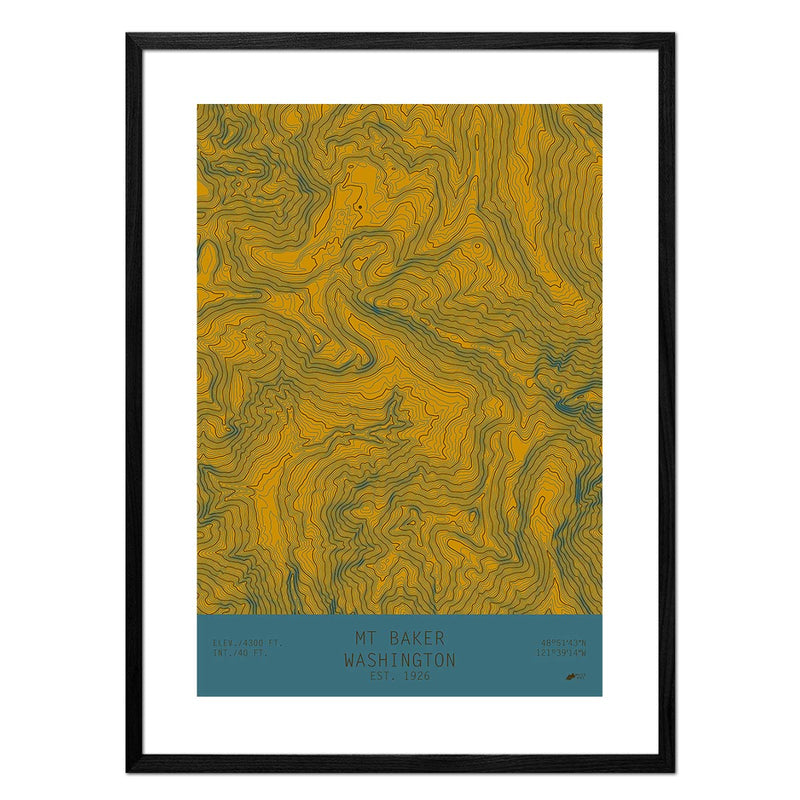 Mount Baker, Washington - Muir Way - TOPO Series