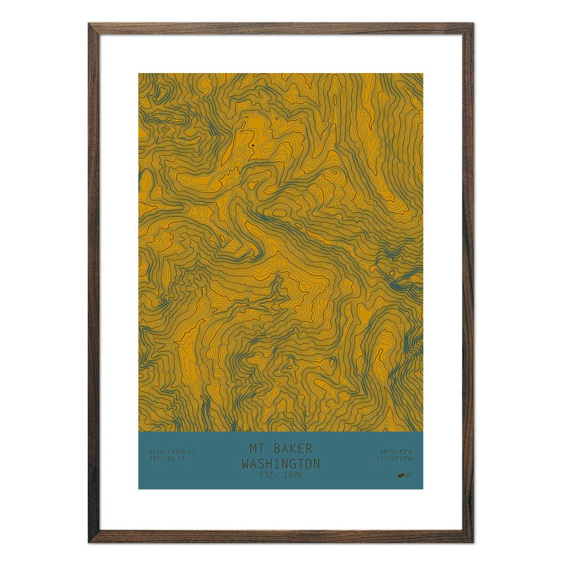 Mount Baker, Washington - Muir Way - TOPO Series