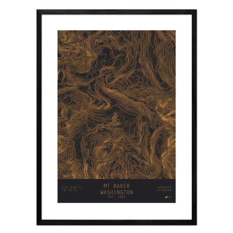 Mount Baker, Washington - Muir Way - TOPO Series