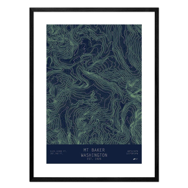 Mount Baker, Washington - Muir Way - TOPO Series