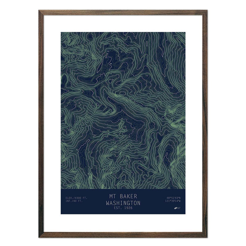 Mount Baker, Washington - Muir Way - TOPO Series