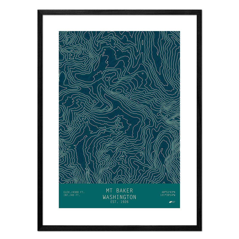 Mount Baker, Washington - Muir Way - TOPO Series