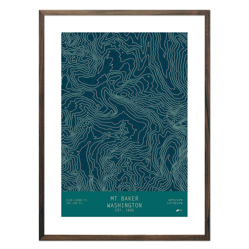 Mount Baker, Washington - Muir Way - TOPO Series