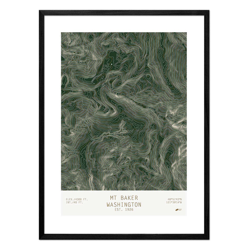 Mount Baker, Washington - Muir Way - TOPO Series