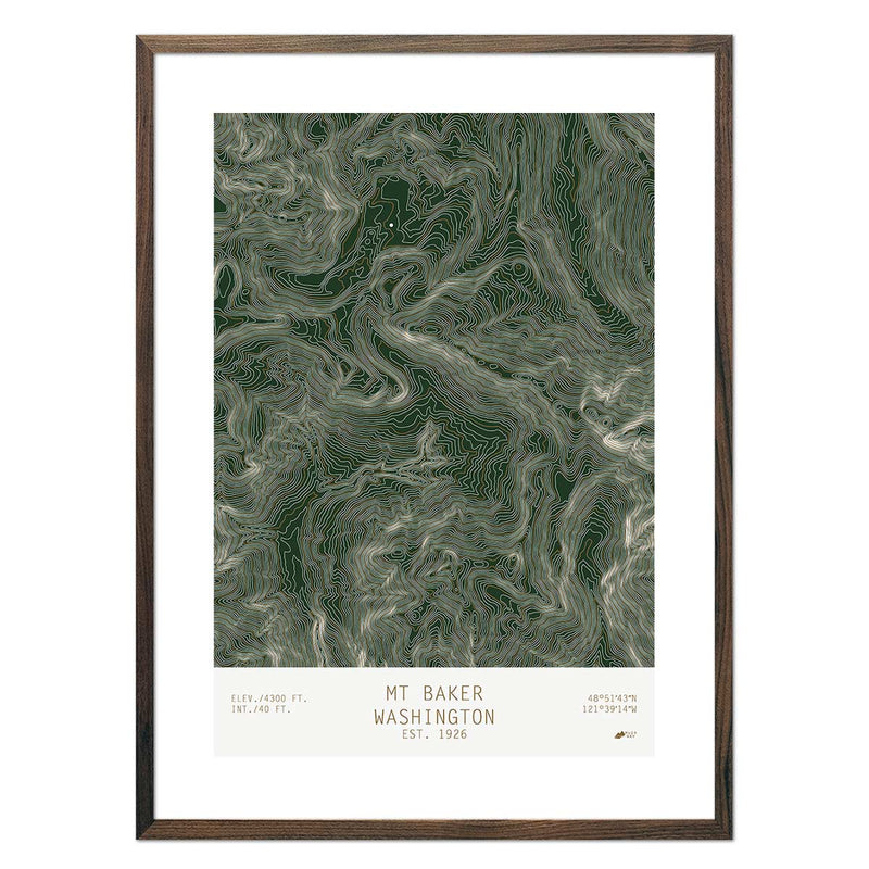 Mount Baker, Washington - Muir Way - TOPO Series