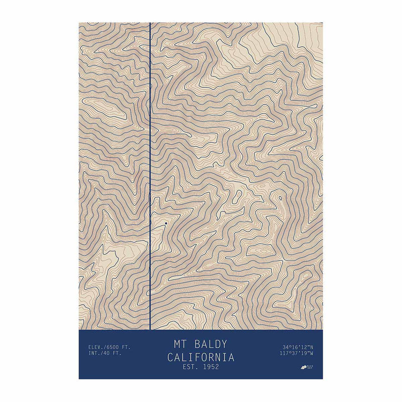 Mount Baldy, California - Muir Way - TOPO Series