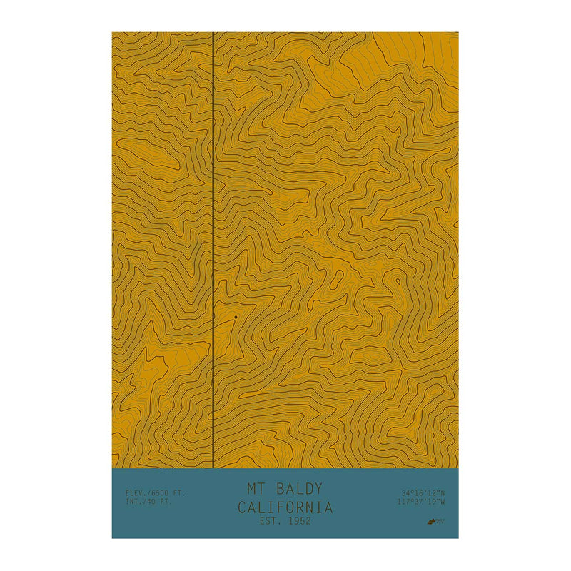 Mount Baldy, California - Muir Way - TOPO Series
