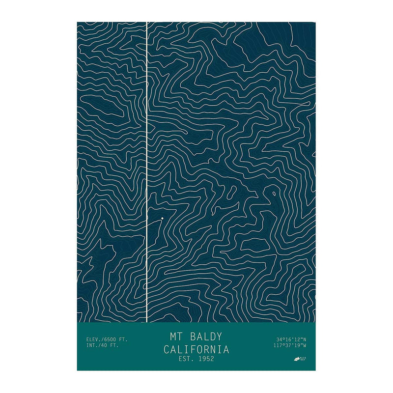 Mount Baldy, California - Muir Way - TOPO Series