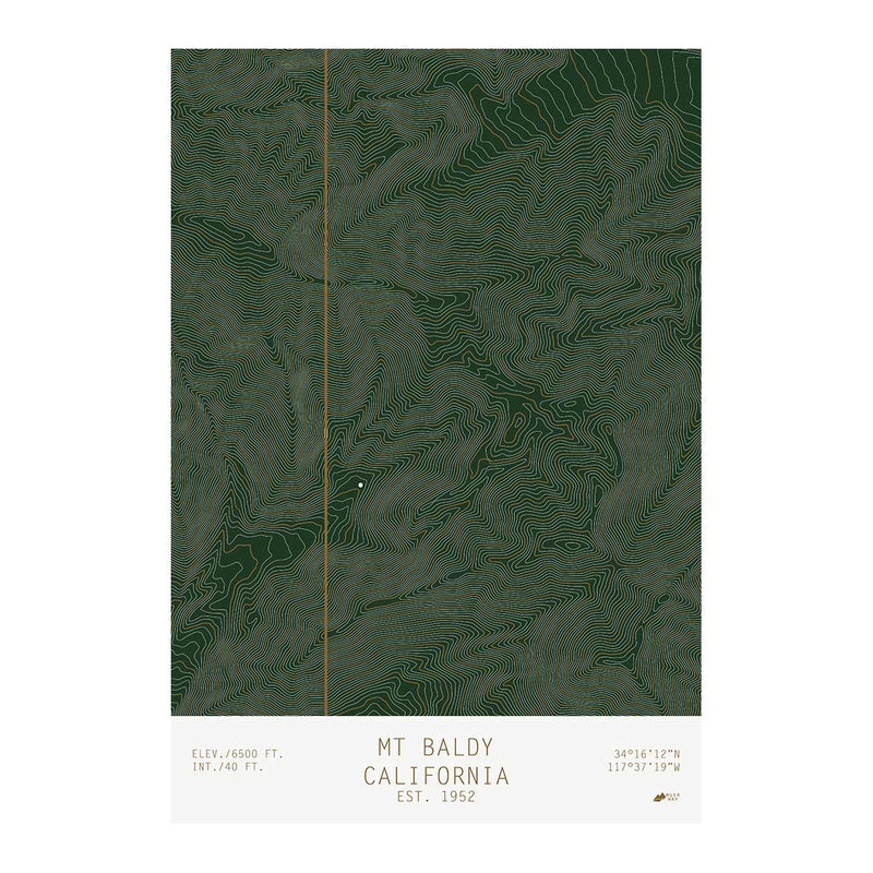 Mount Baldy, California - Muir Way - TOPO Series