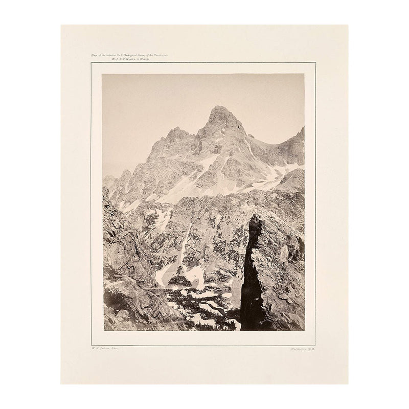 Mt. Hayden or The Great Teton, Yellowstone 1873 - Muir Way - Photograph