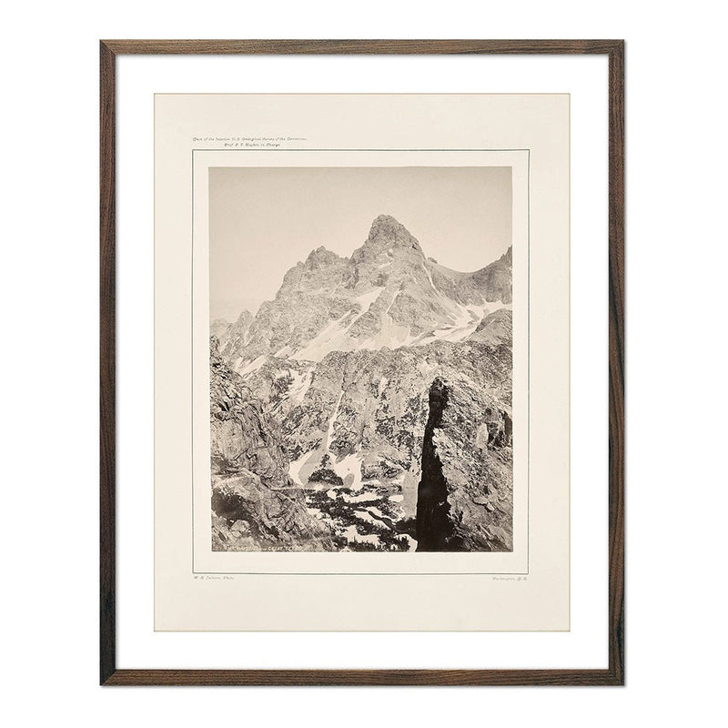 Mt. Hayden or The Great Teton, Yellowstone 1873 - Muir Way - Photograph
