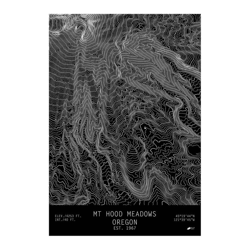 Mount Hood Meadows, Oregon - Muir Way - TOPO Series