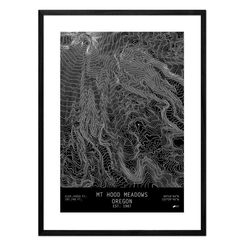 Mount Hood Meadows, Oregon - Muir Way - TOPO Series