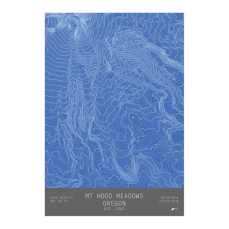 Mount Hood Meadows, Oregon - Muir Way - TOPO Series