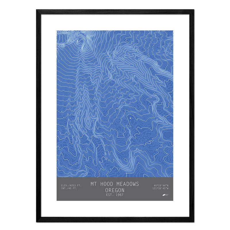 Mount Hood Meadows, Oregon - Muir Way - TOPO Series