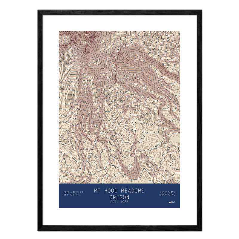 Mount Hood Meadows, Oregon - Muir Way - TOPO Series