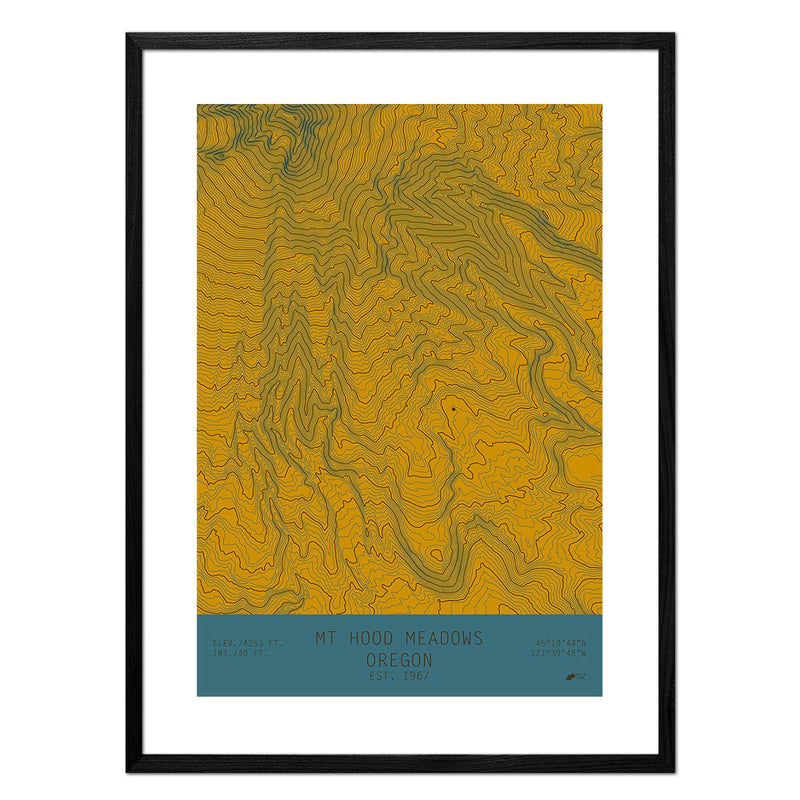 Mount Hood Meadows, Oregon - Muir Way - TOPO Series