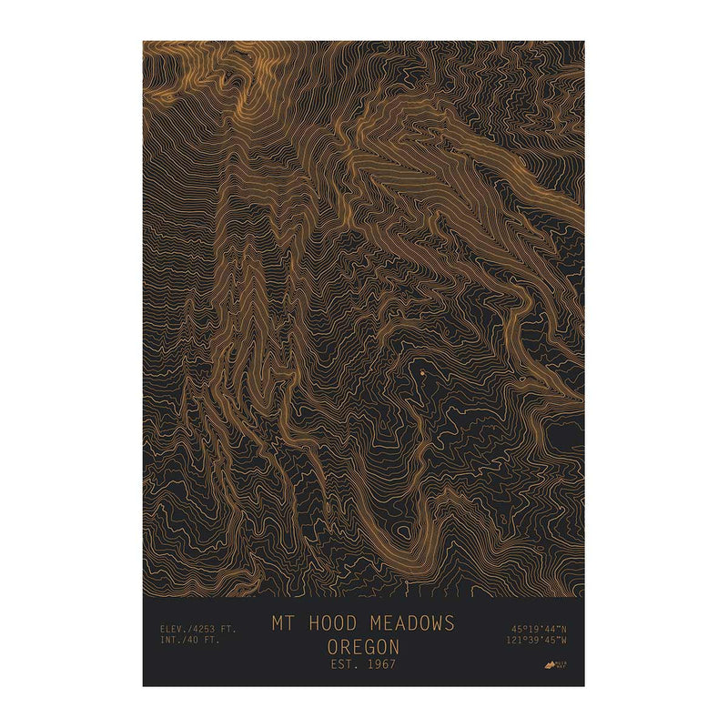 Mount Hood Meadows, Oregon - Muir Way - TOPO Series