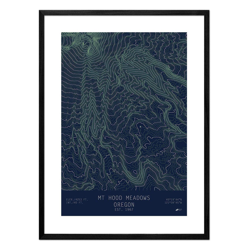 Mount Hood Meadows, Oregon - Muir Way - TOPO Series