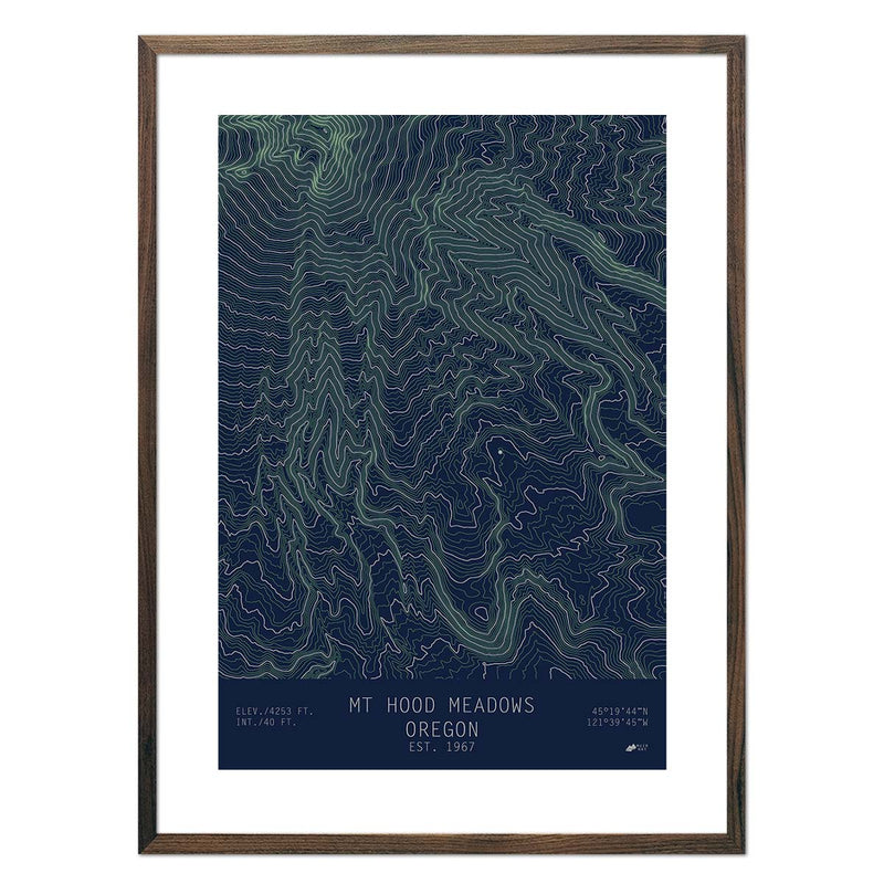 Mount Hood Meadows, Oregon - Muir Way - TOPO Series