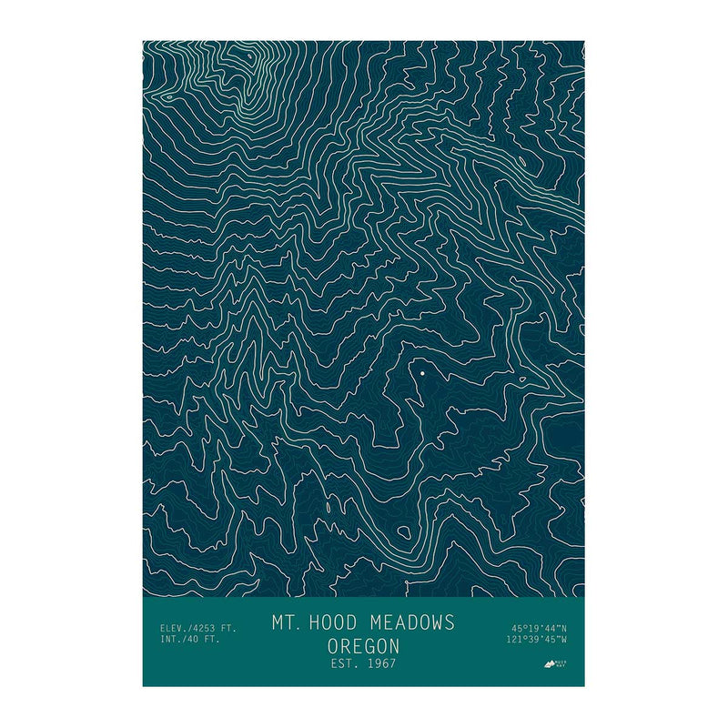 Mount Hood Meadows, Oregon - Muir Way - TOPO Series