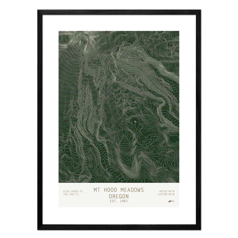 Mount Hood Meadows, Oregon - Muir Way - TOPO Series