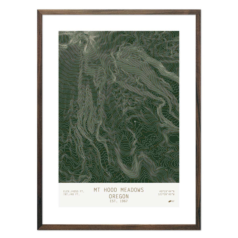 Mount Hood Meadows, Oregon - Muir Way - TOPO Series