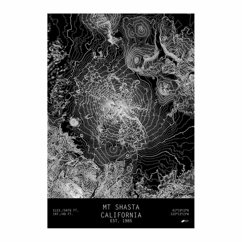 Mount Shasta, California - Muir Way - TOPO Series