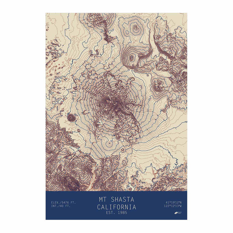 Mount Shasta, California - Muir Way - TOPO Series