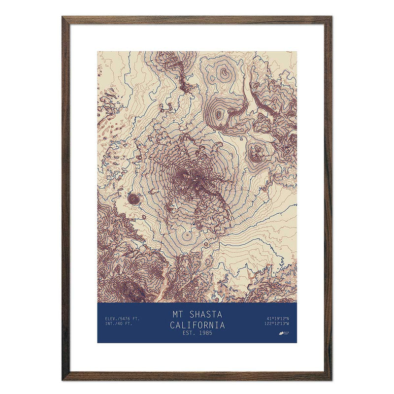 Mount Shasta, California - Muir Way - TOPO Series