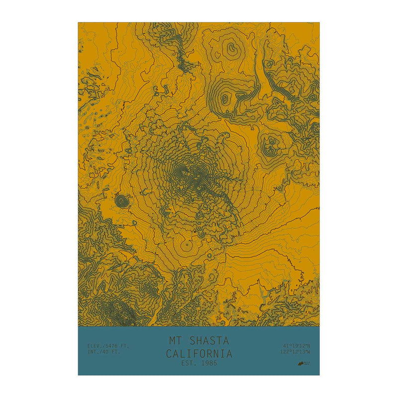 Mount Shasta, California - Muir Way - TOPO Series