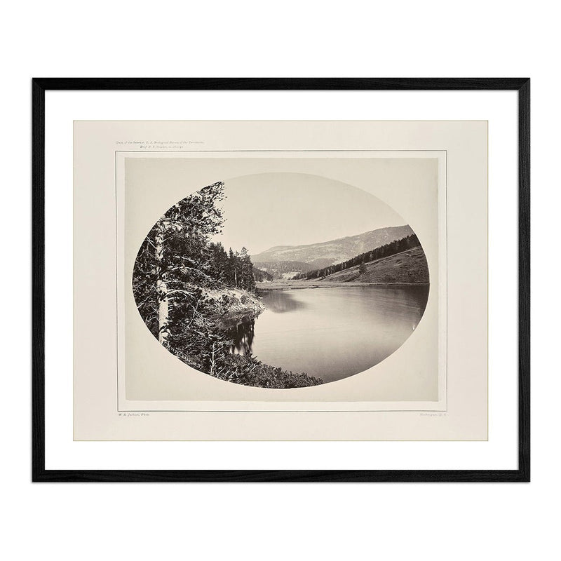 Mystic Lake, Source of East Gallatin, Yellowstone 1873 - Muir Way - Photograph