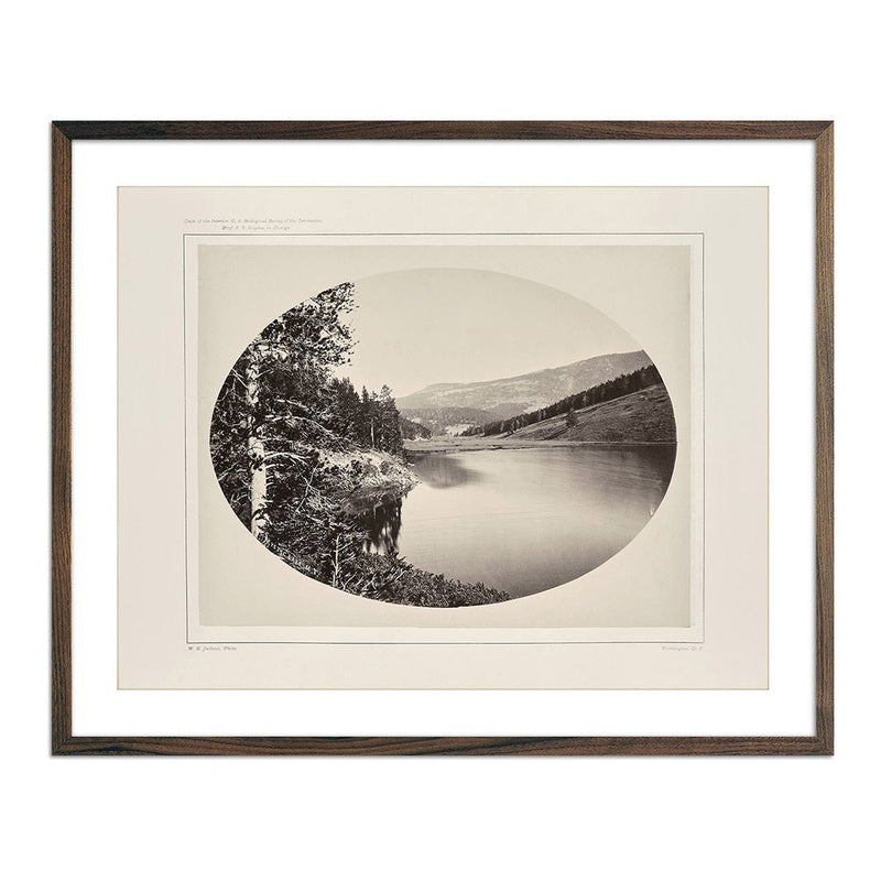 Mystic Lake, Source of East Gallatin, Yellowstone 1873 - Muir Way - Photograph
